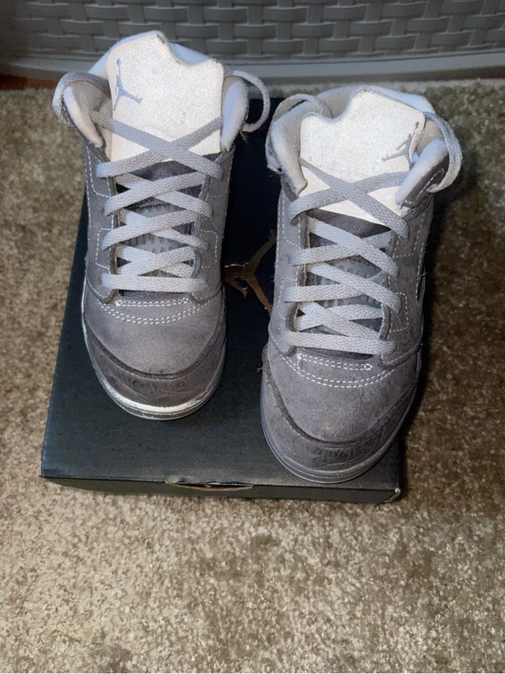 Toddler Jordan 5 Retro “Wolf Grey”